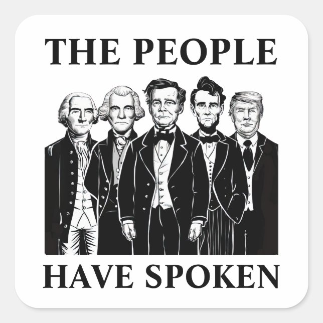 President Inauguration Sticker Set (Front)