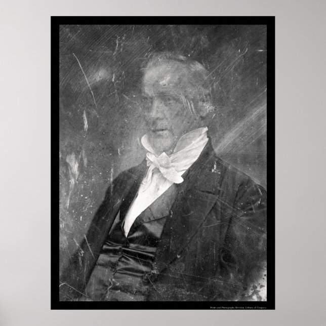 President James Buchanan Daguerreotype 1845 Poster (Front)