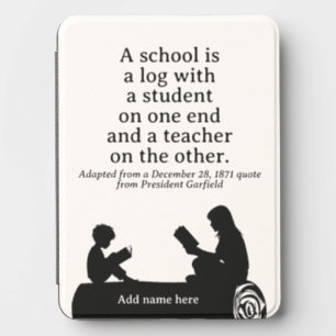 President James Garfield Inspired Education Quote Kindle Cover
