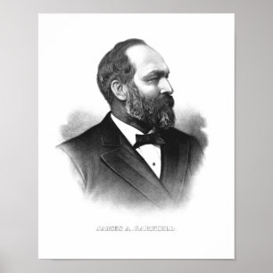 President James Garfield Poster