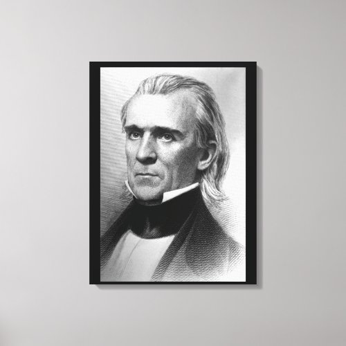 President James K Polk c_America Grows_Image Canvas Print