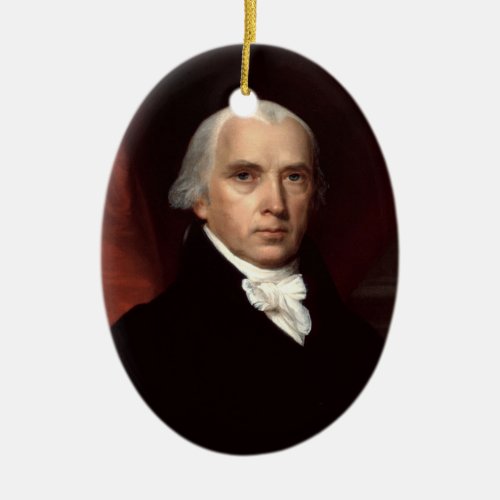 President James Madison Ornament