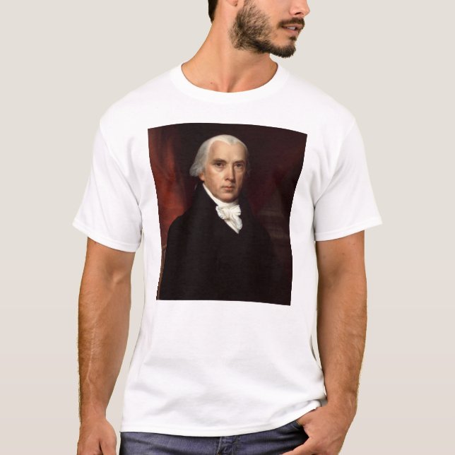 President James Madison Portrait by John Vanderlyn T-Shirt (Front)