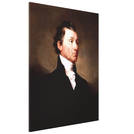 President JAMES MONROE Portrait by Samuel Morse Canvas Print | Zazzle.com