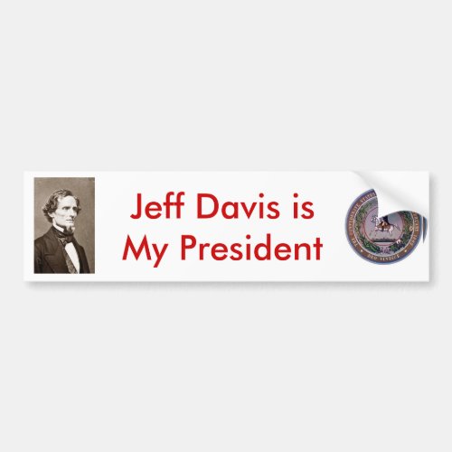 President Jefferson Davis Bumper Sticker