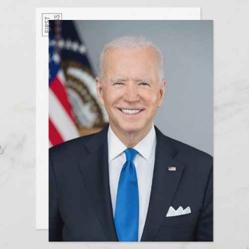 President Joe Biden 2021 Portrait Large Postcard