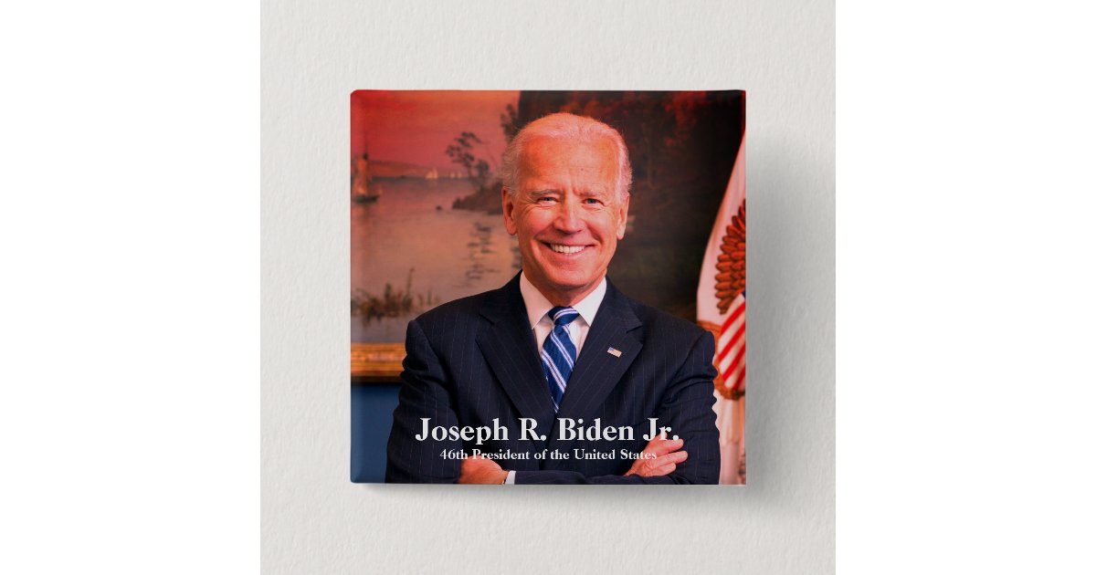 President Joe Biden, 46th President of USA Button | Zazzle