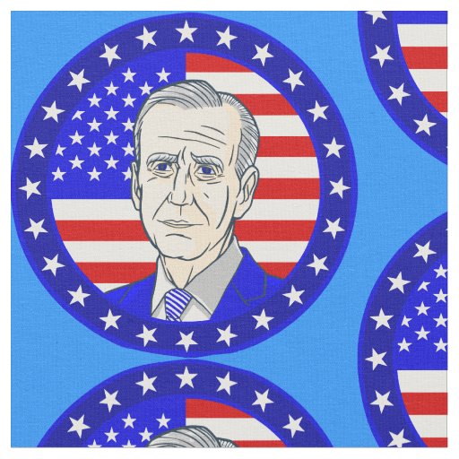 president joe biden american flag fabric
