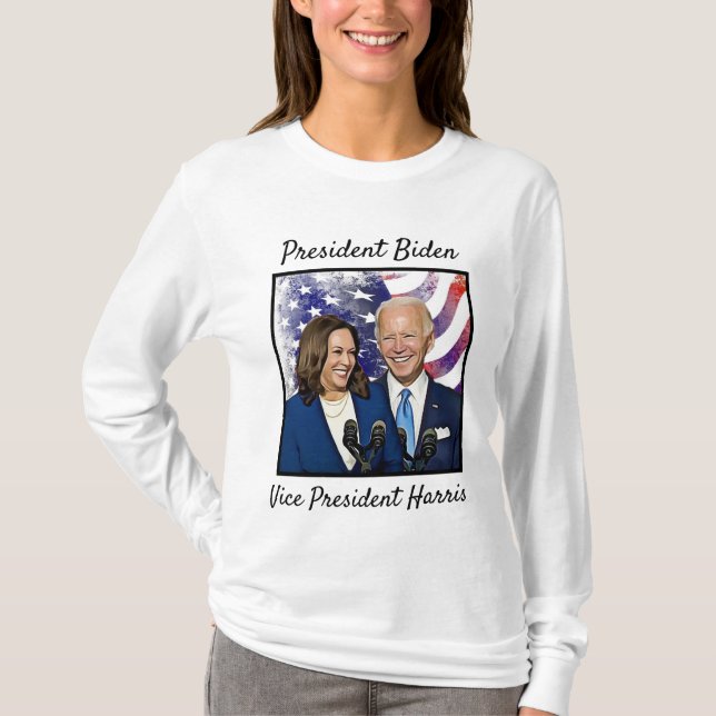 President Joe Biden and VP Kamala Harris 2020 T-Shirt (Front)