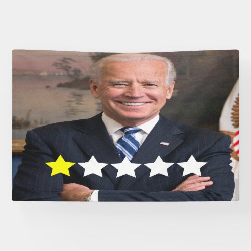 President Joe Biden Approval Rating Banner