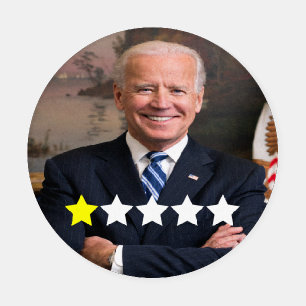 President Joe Biden Approval Rating Coaster Set