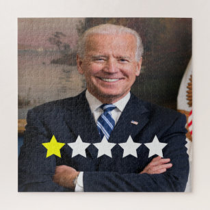 President Joe Biden Approval Rating Jigsaw Puzzle