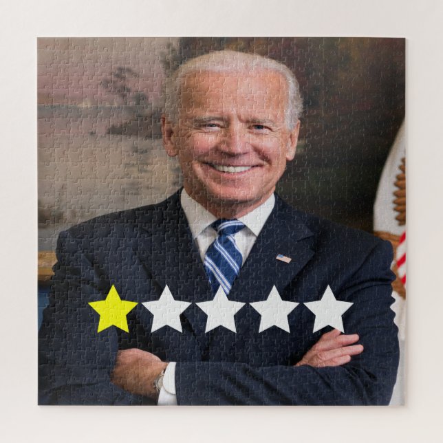 President Joe Biden Approval Rating Jigsaw Puzzle (Vertical)