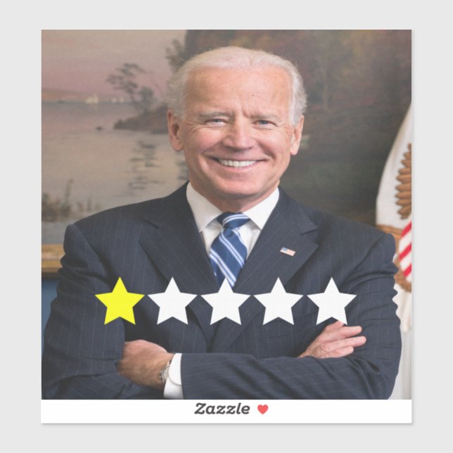 President Joe Biden Approval Rating Sticker (Sheet)