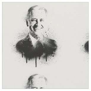 President Joe Biden Graffiti Art Fabric