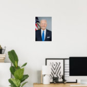 President Joe Biden Official 2021 Portrait Small Poster (Home Office)