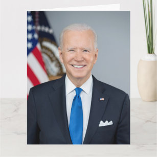 President Joe Biden Official Portrait Birthday Card