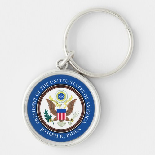 President Joe Biden  Presidential Seal Keychain