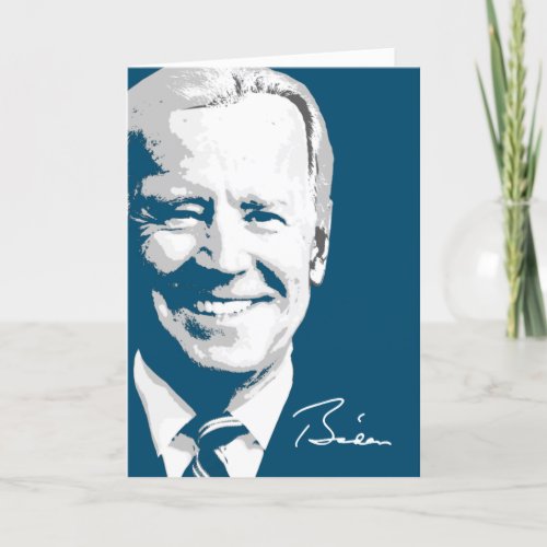 President Joe Biden Signature Card