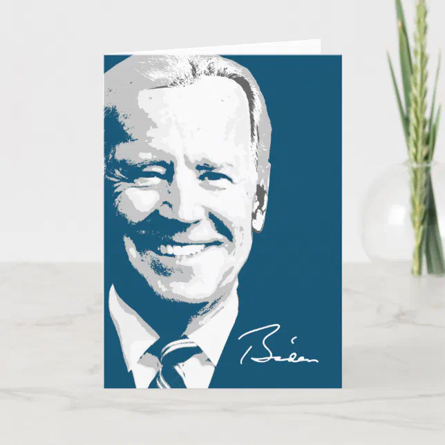 President Joe Biden Signature Card Zazzle 