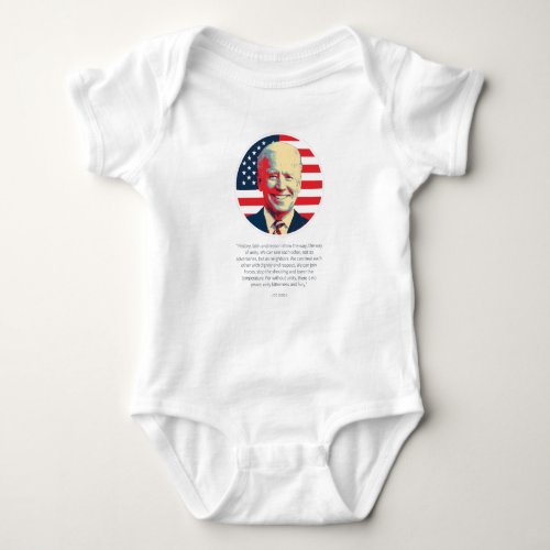 President Joe Biden Unity Inauguration 2021 Speech Baby Bodysuit