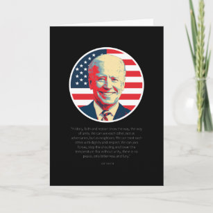 President Joe Biden Unity Inauguration 2021 Speech Card