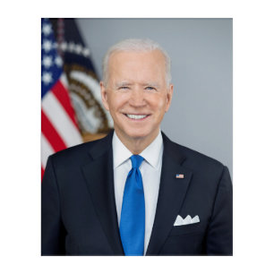 President Joe Biden White House Portrait Acrylic Acrylic Print
