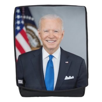 President Joe Biden White House Portrait   Backpack by Onshi_Designs at Zazzle