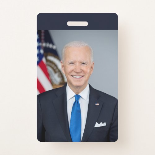 President Joe Biden White House Portrait   Badge