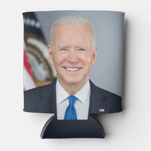 President Joe Biden White House Portrait   Bottle  Can Cooler