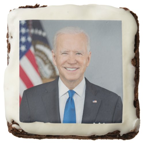 President Joe Biden White House Portrait   Brownie