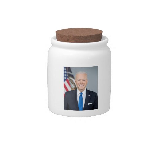 President Joe Biden White House Portrait   Candy Jar