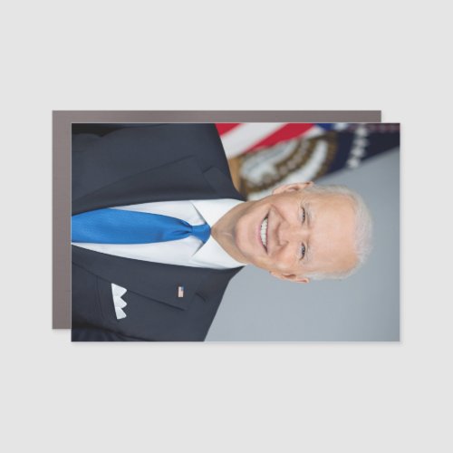 President Joe Biden White House Portrait   Car Magnet