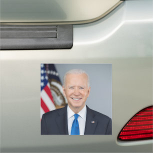 President Joe Biden White House Portrait Car Magnet