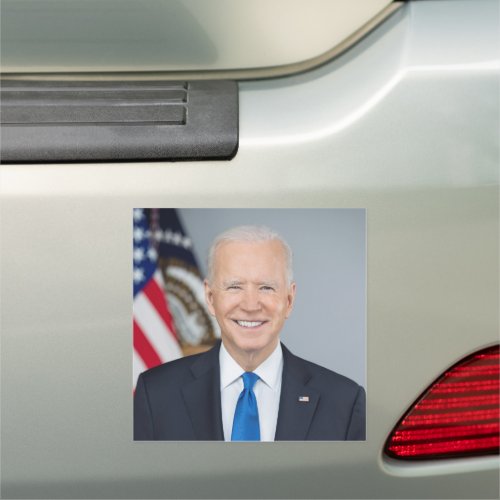 President Joe Biden White House Portrait   Car Magnet
