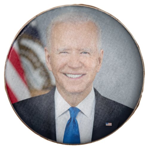 President Joe Biden White House Portrait   Chocolate Covered Oreo