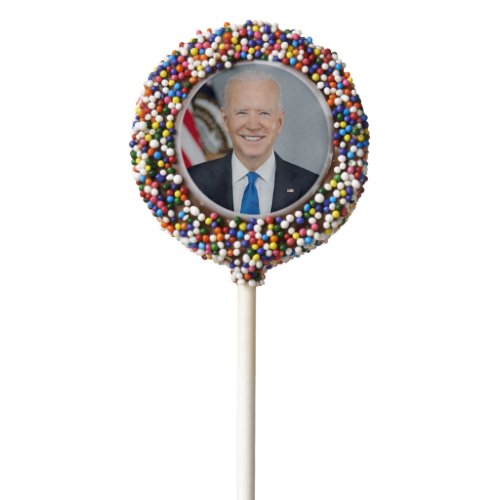 President Joe Biden White House Portrait   Chocolate Covered Oreo Pop