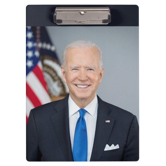 President Joe Biden White House Portrait   Clipboa Clipboard (Front)