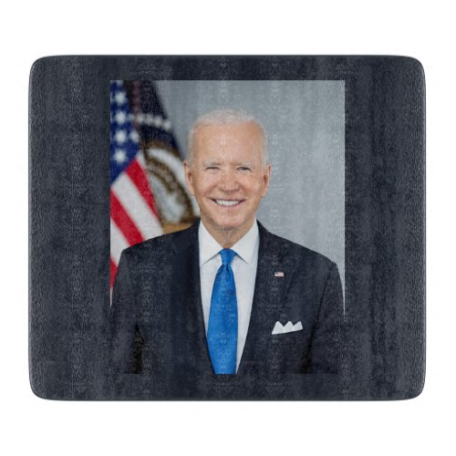 President Joe Biden White House Portrait   Cutting Board