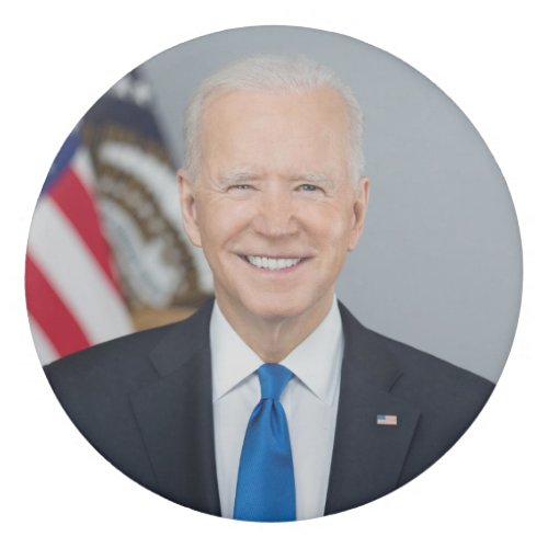President Joe Biden White House Portrait   Eraser