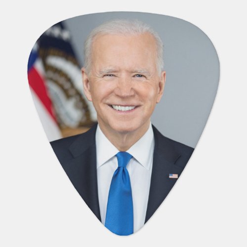 President Joe Biden White House Portrait   Guitar Pick