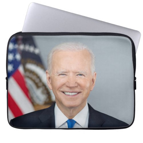 President Joe Biden White House Portrait   Laptop  Laptop Sleeve