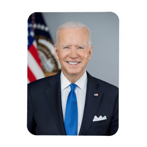 President Joe Biden White House Portrait   Magnet
