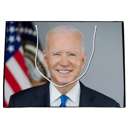 President Joe Biden White House Portrait   Medium  Large Gift Bag