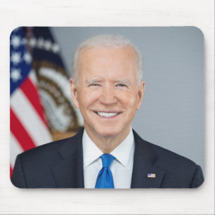 President Joe Biden White House Portrait Mouse Pad