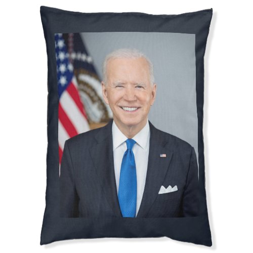 President Joe Biden White House Portrait   Pet Bed