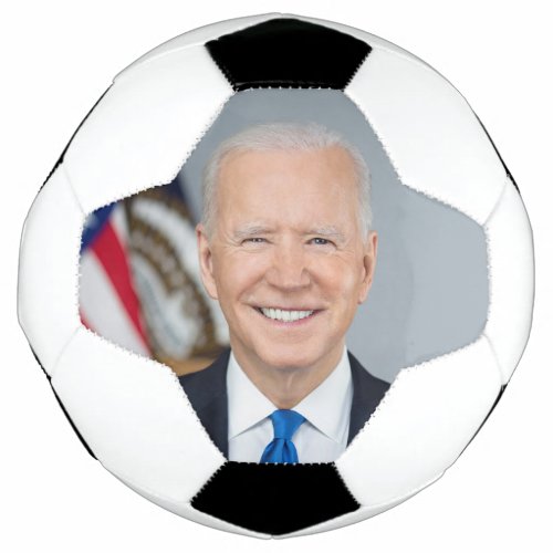 President Joe Biden White House Portrait   Soccer Ball