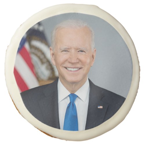 President Joe Biden White House Portrait   Sugar Cookie