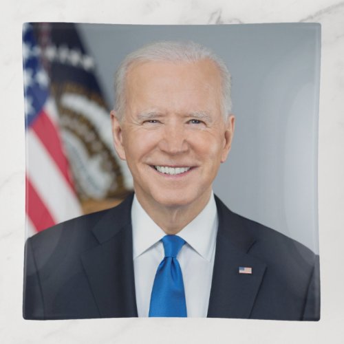 President Joe Biden White House Portrait   Trinket Tray