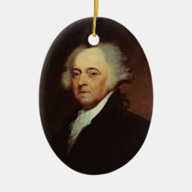 President John Adams Ornament (Front)